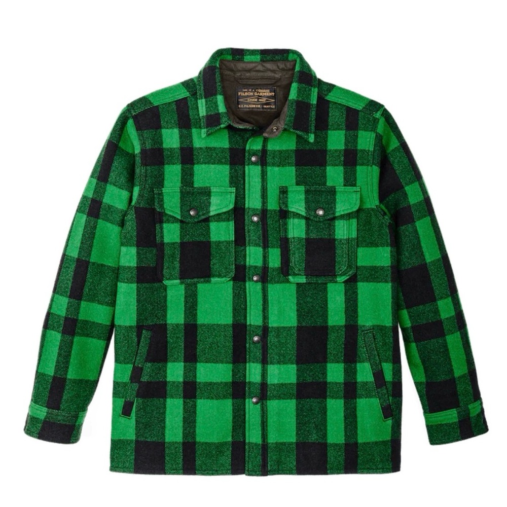 Filson Lined Mackinaw wool jac shirt Medium